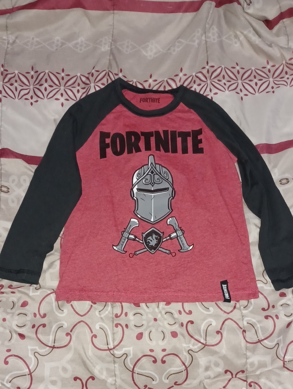 Fortnite Lightweight Long Sleeve Shirt For Fall/Winter Size 8